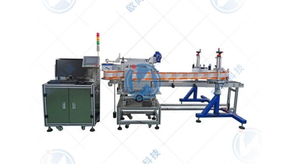 全自動流水線雙側面打印貼標機，解決產品可變信息打印貼標的難題